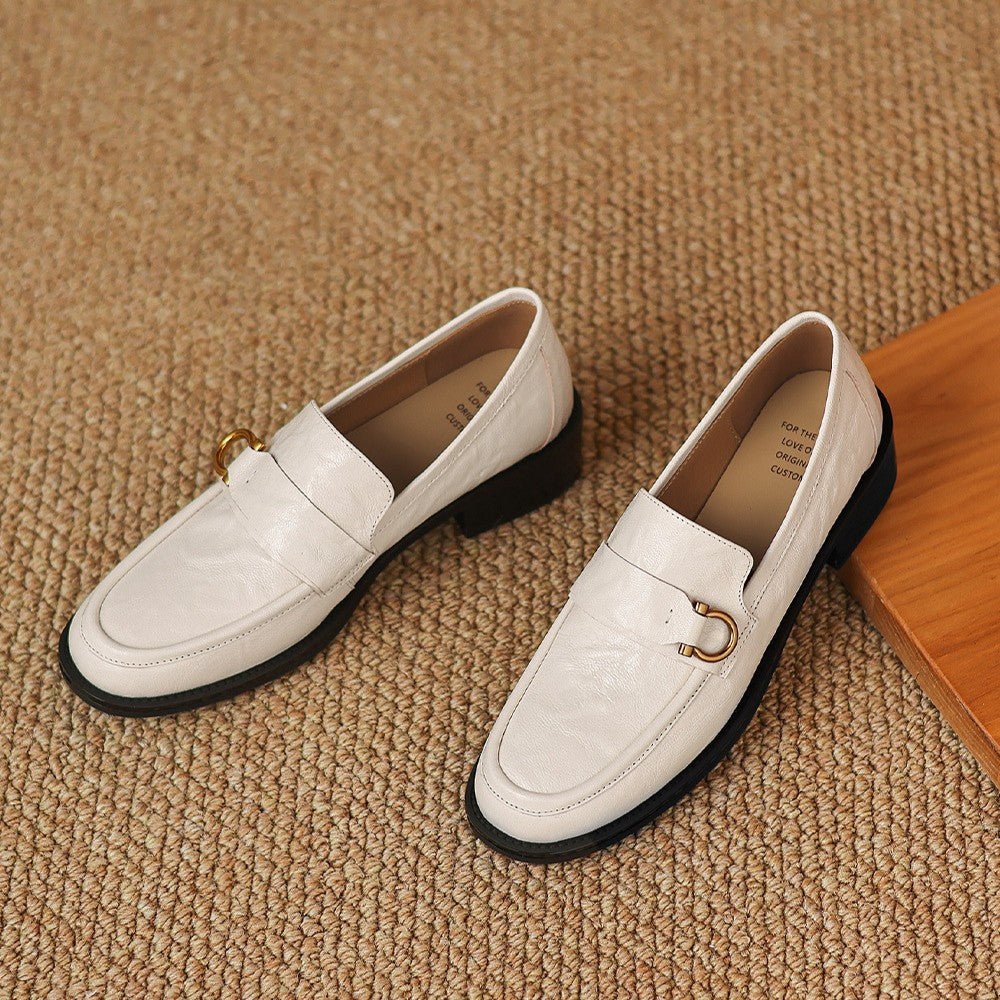 Celia | Leder Loafer mit Horsebit-Akzent für Frauen