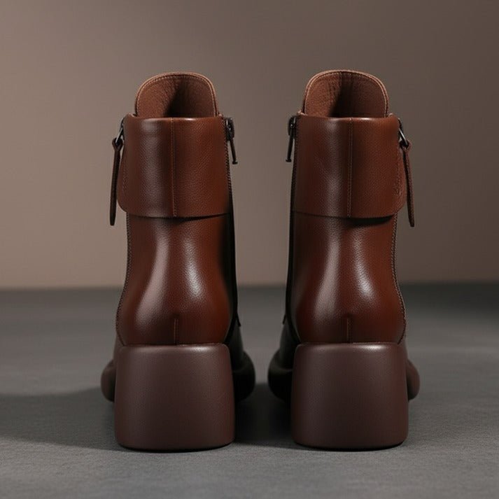 Vintara | Vintage Ankle Boots – Fleece Lined für Damen