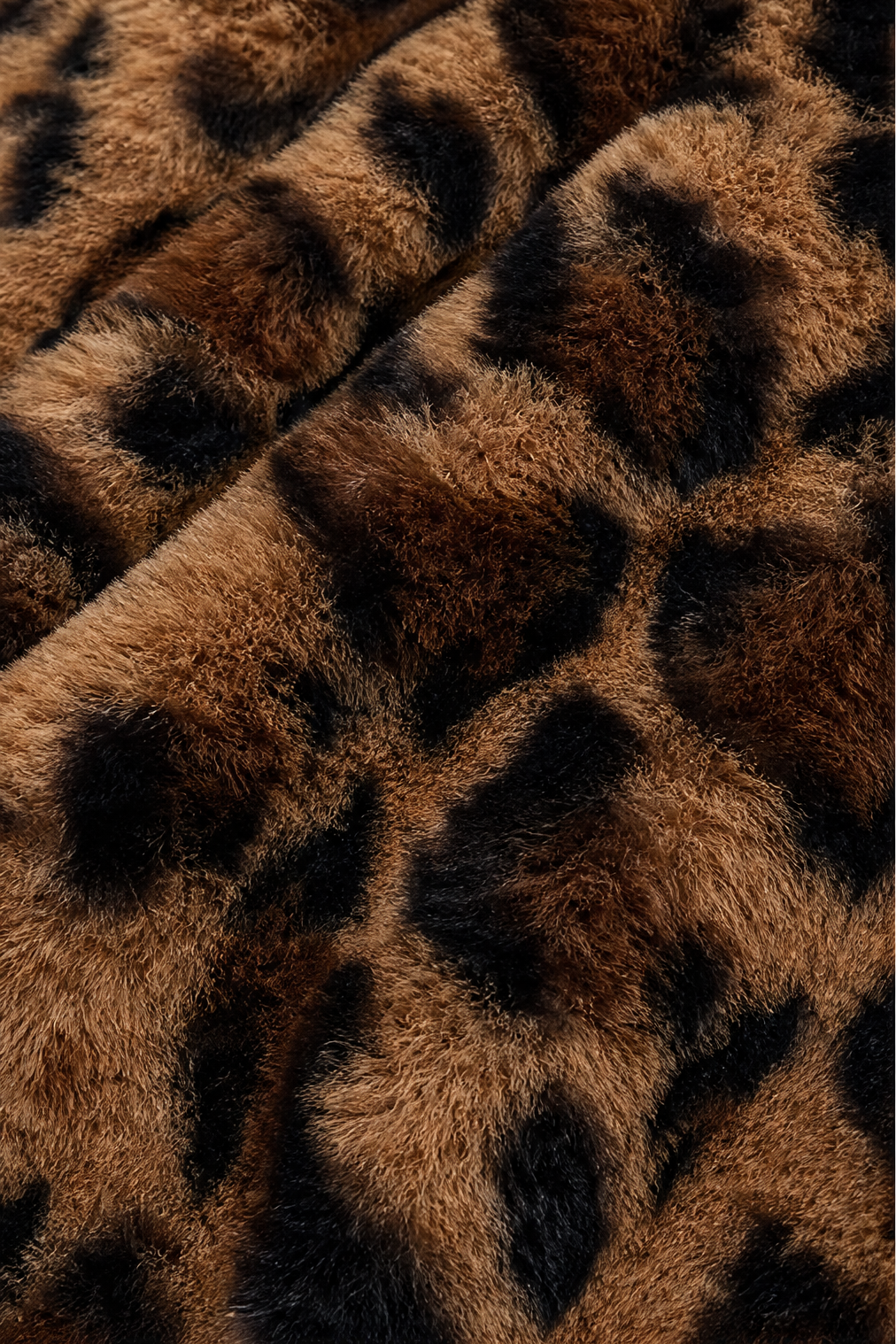Leora | Leopard Print Faux Fur Coat – Luxuriöse Winterjacke für Frauen