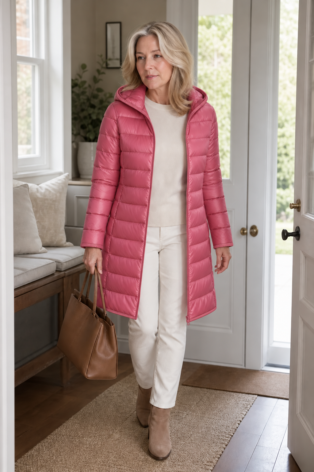 Featherlyte | Packable Puffer Jacket met Afneembare Kap