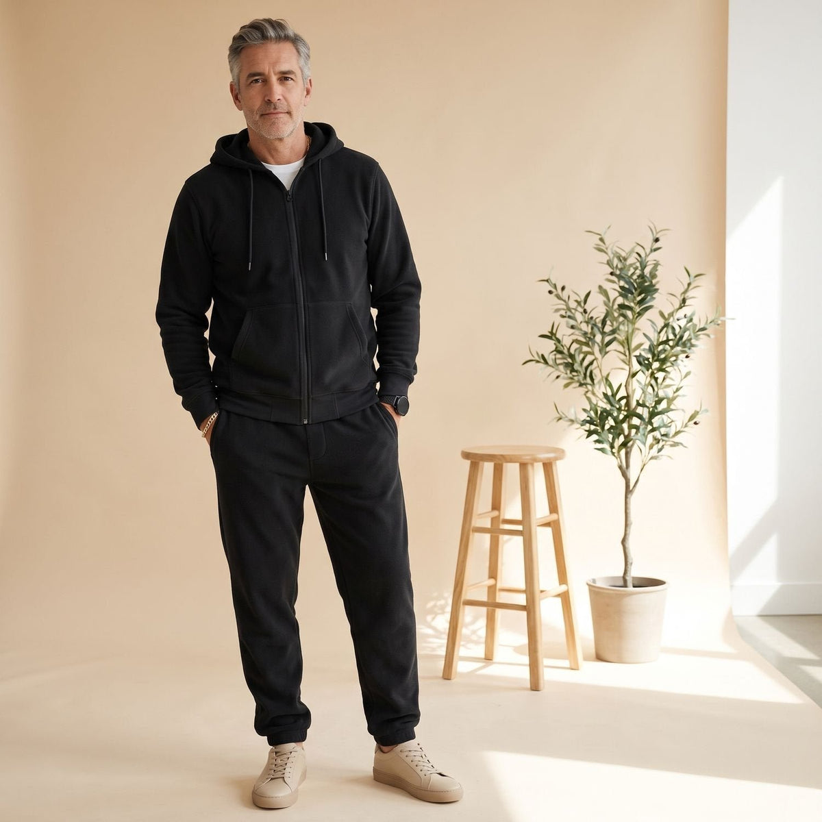 Florian | Trainingsanzug für Herren – Modernes Zip-Hoodie-Set