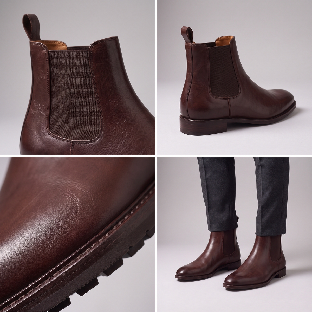 Polaris | Chelsea Boots – Polierte Lederstiefel für Männer
