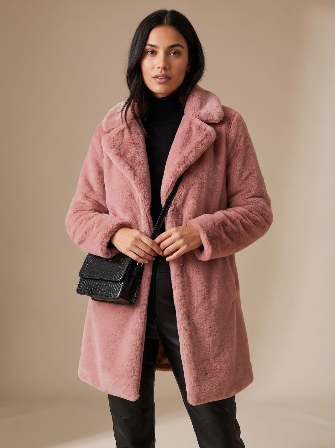 Luisa | Kunstfellmantel – Eleganter Langer Teddyjacke für Damen