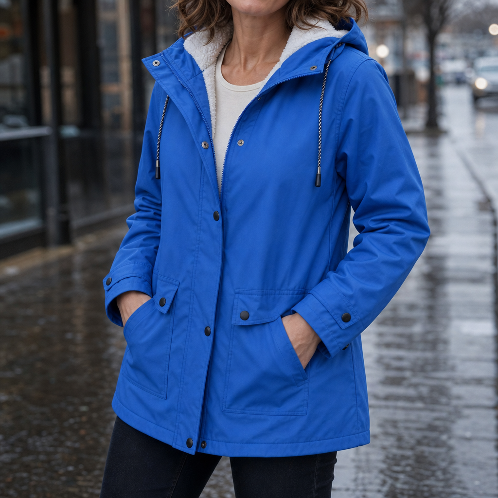 Windloft | Waterproof Hooded Jacket – Plush Lining für Frauen