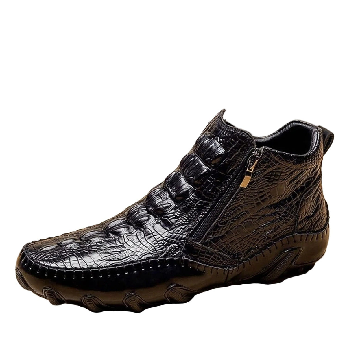 Elias | Chelsea-Boots – Krokodilprägung für Herren