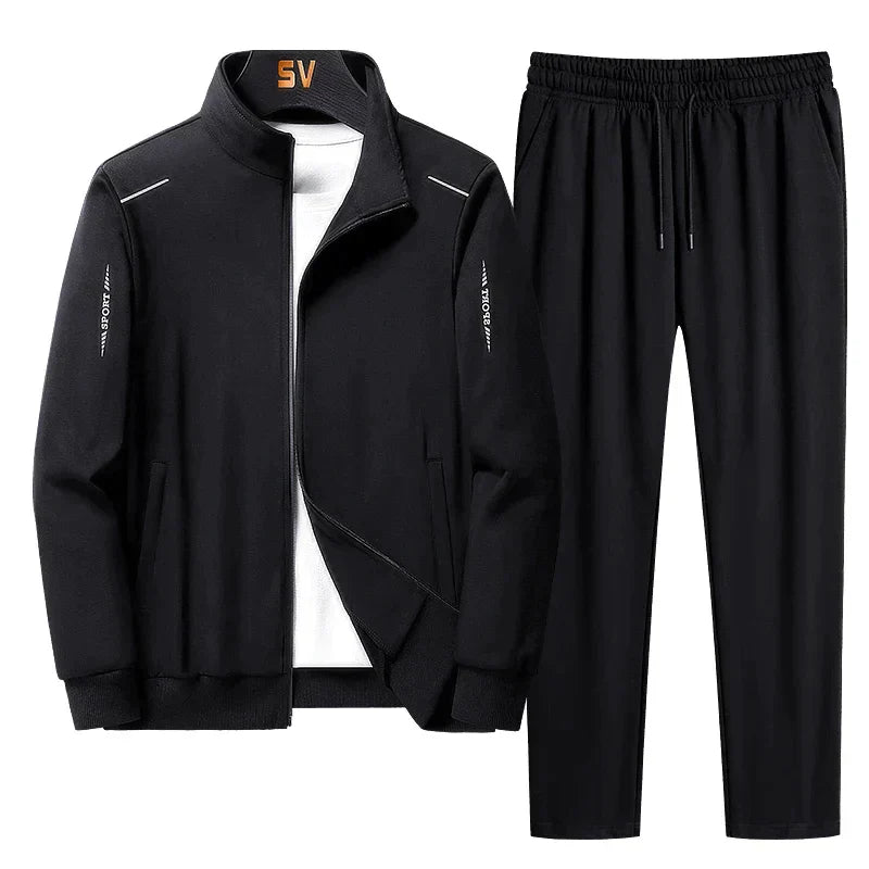 Drune | Trainingsanzug – Bequemes Set mit sportlicher Jacke für Männer