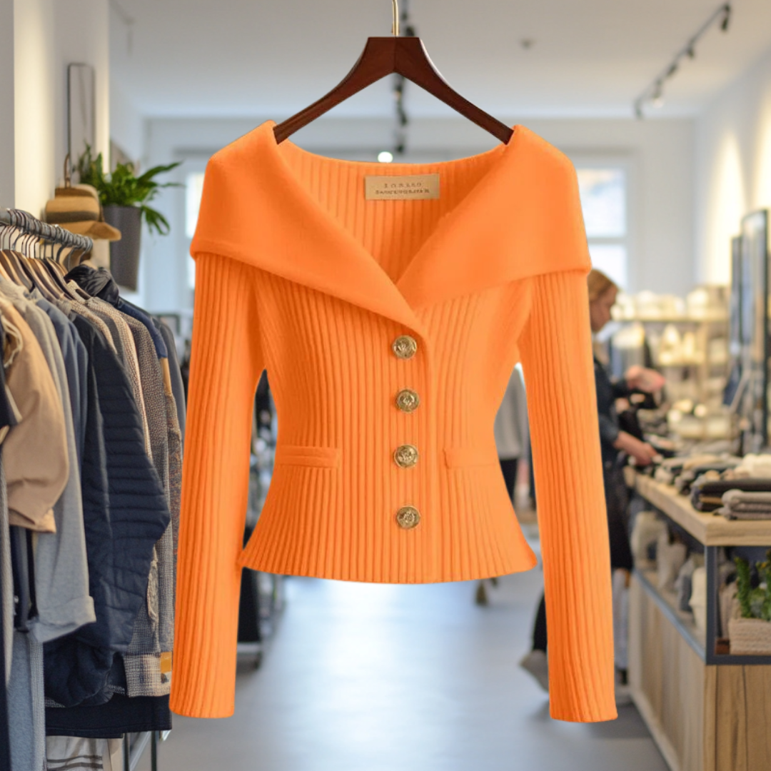 Elara | Strickjacke mit elegantem Design für jede Gelegenheit