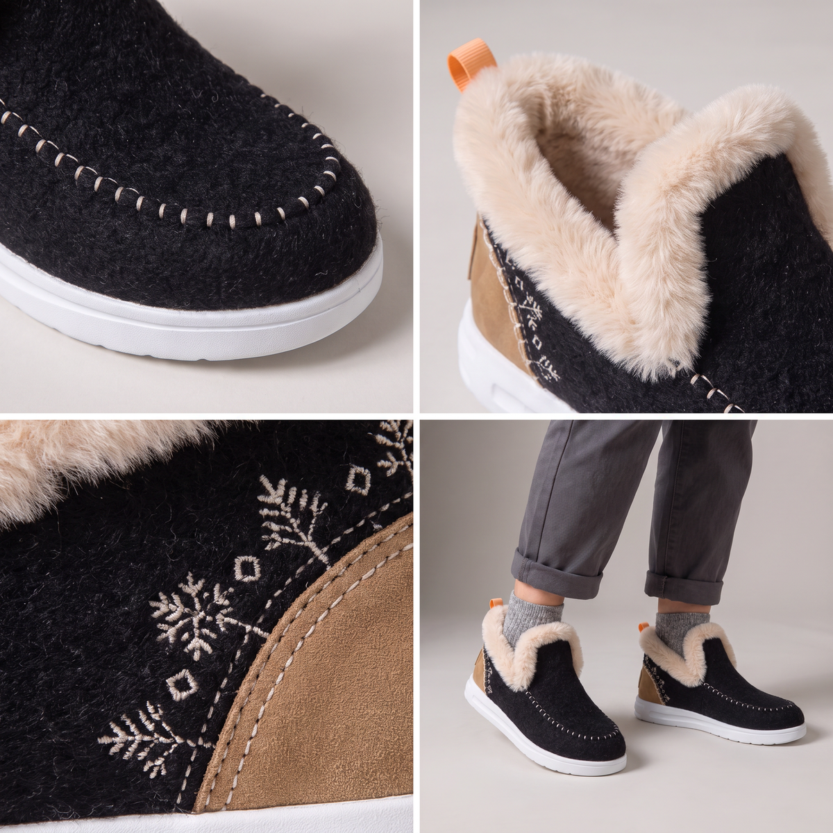 Feland | Slip-On Boots – Gemütliche Fleece-Linie für Frauen