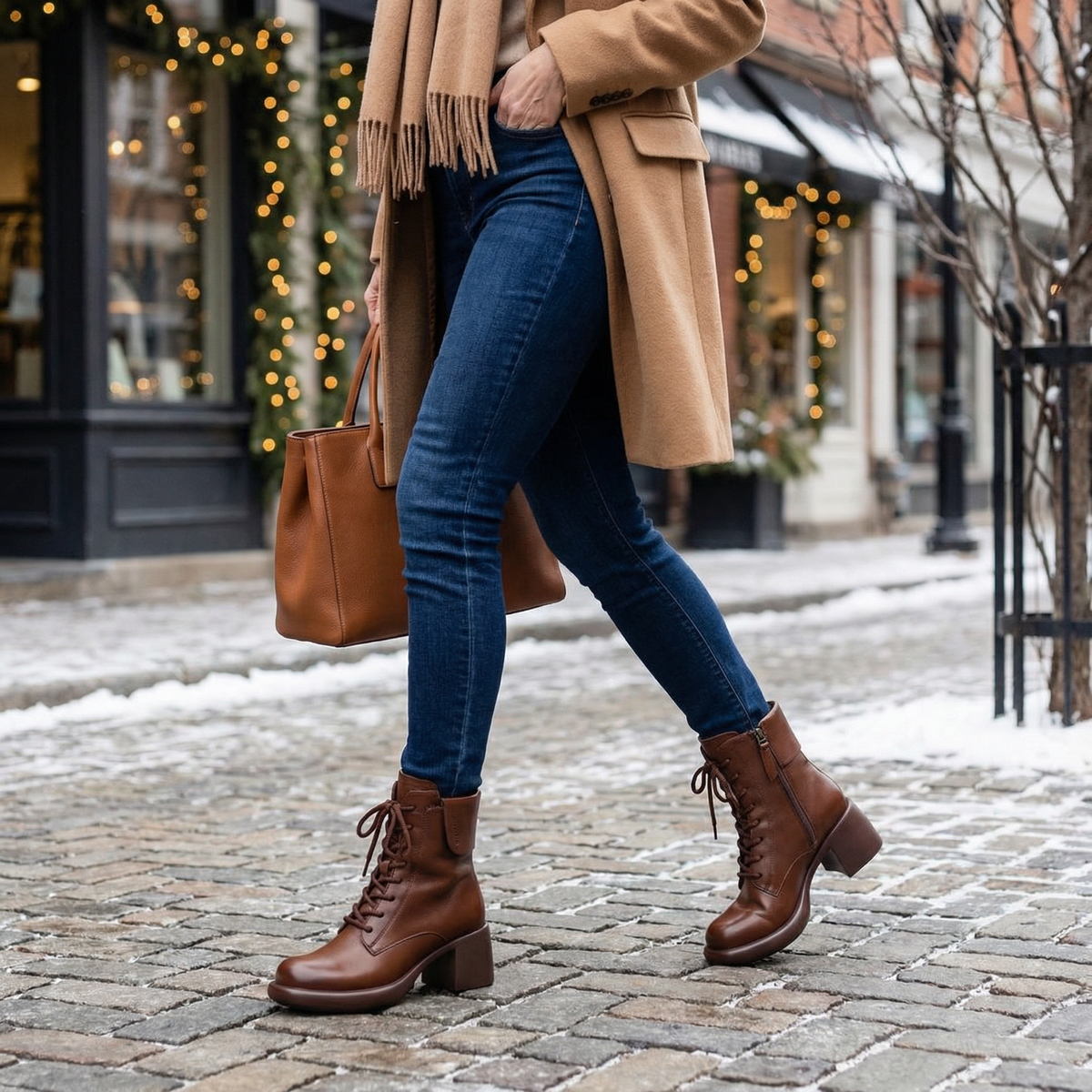 Vintara | Vintage Ankle Boots – Fleece Lined für Damen