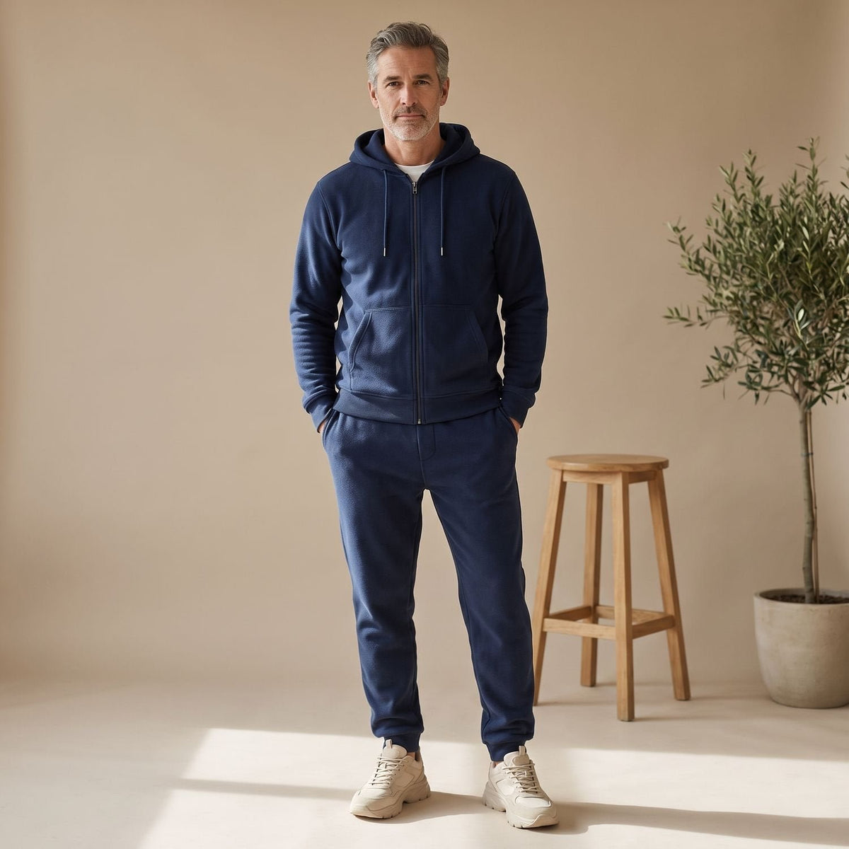 Florian | Trainingsanzug für Herren – Modernes Zip-Hoodie-Set
