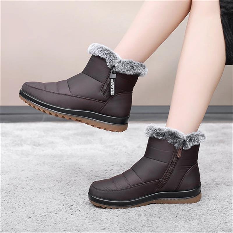 Warmalia | Waterproof Slip-On Snow Boots – Dry Socks and Steady Steps