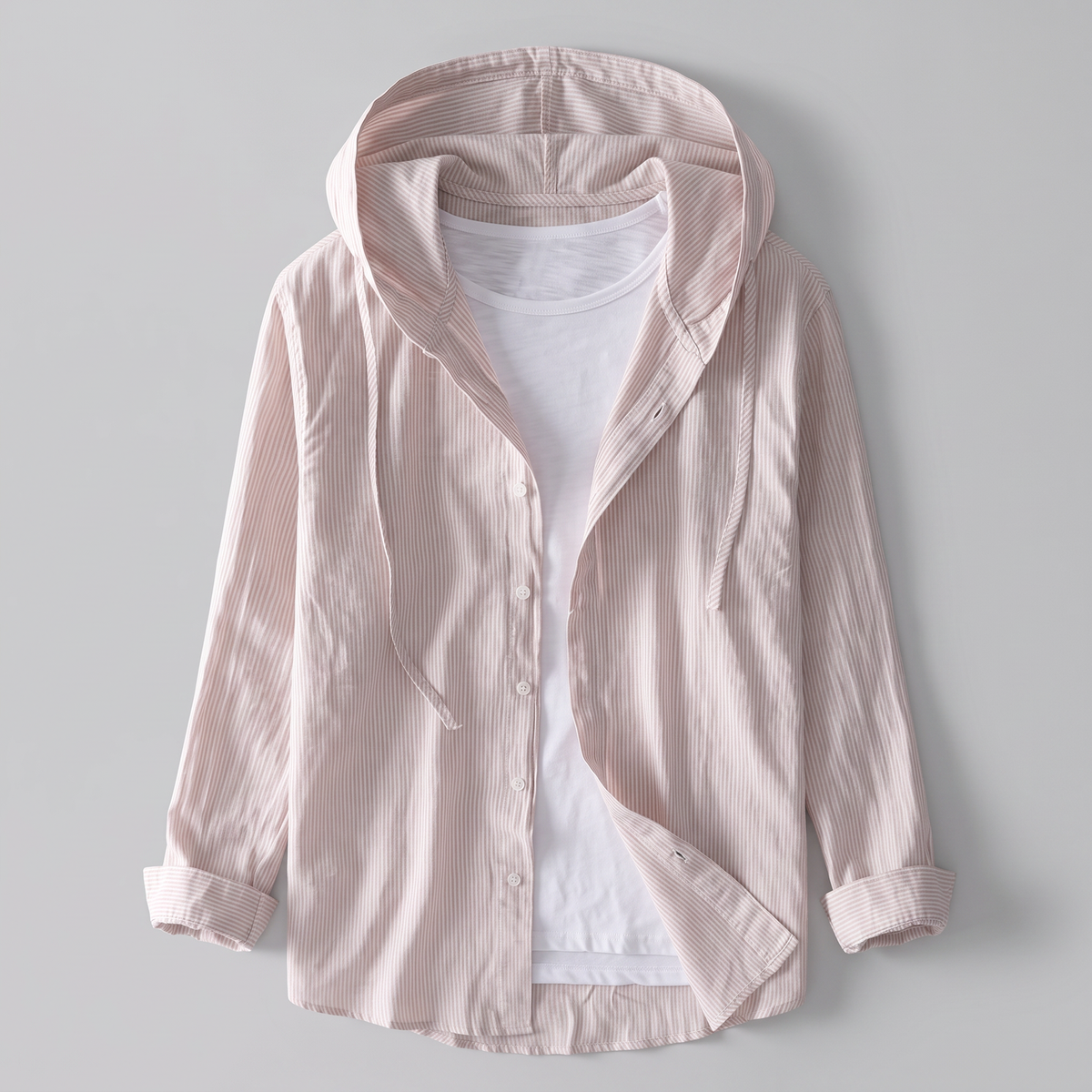 Nova | Linen Hoodie – Refined Casual Style