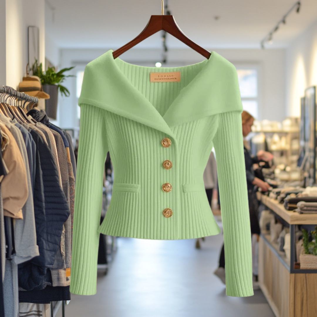 Elara | Strickjacke mit elegantem Design für jede Gelegenheit