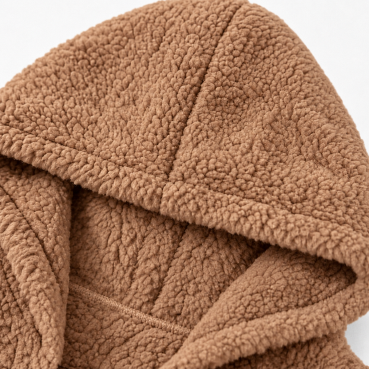 Cozyelle | Plush Fleece-Look Hooded Jacket – Stylishe Winterjacke für Frauen