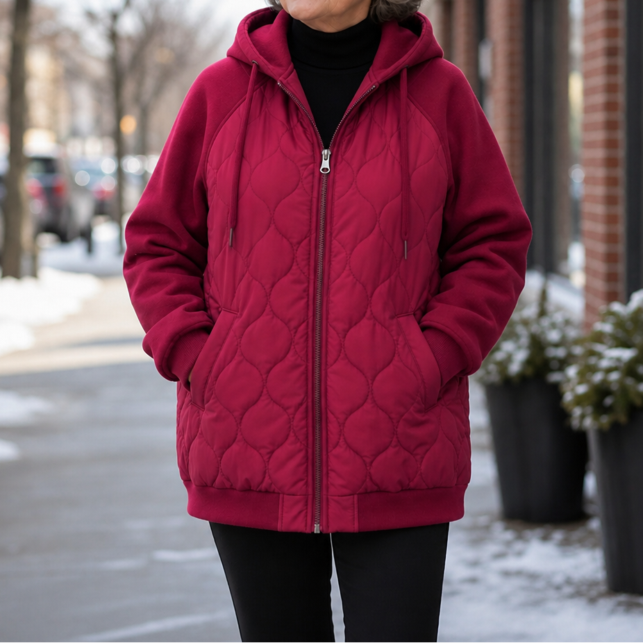 Wearbella | Quilted Hooded Puffer Jacket – Warm en Stijlvol voor Koude Dagen
