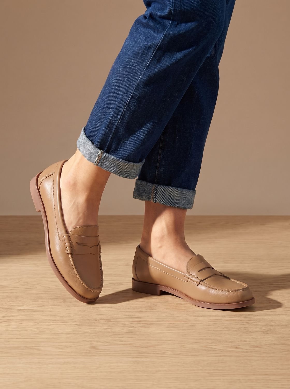 Johanna | Penny Loafer – Klassische Leder Slip-On für Damen