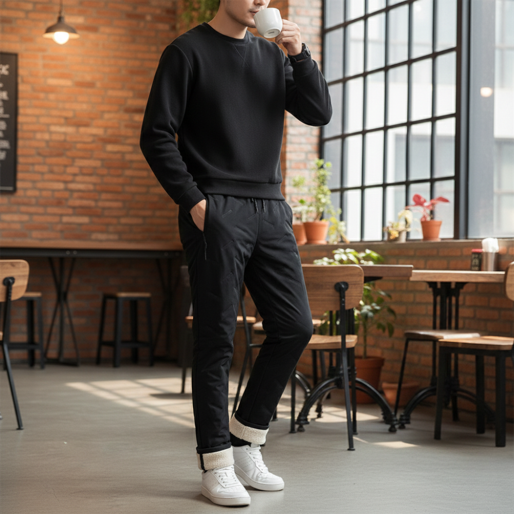 Nuvon | Fleece-Lined Joggers – Warm & Bequem für Männer und Frauen