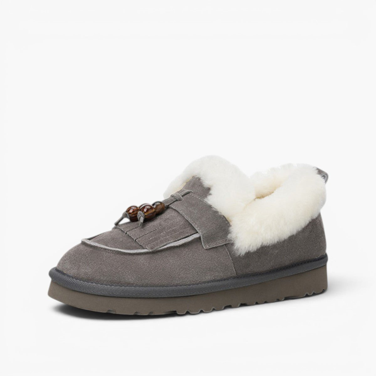 Marsett | Shearling Suede Loafers für Frauen – Bequeme Winterstiefel