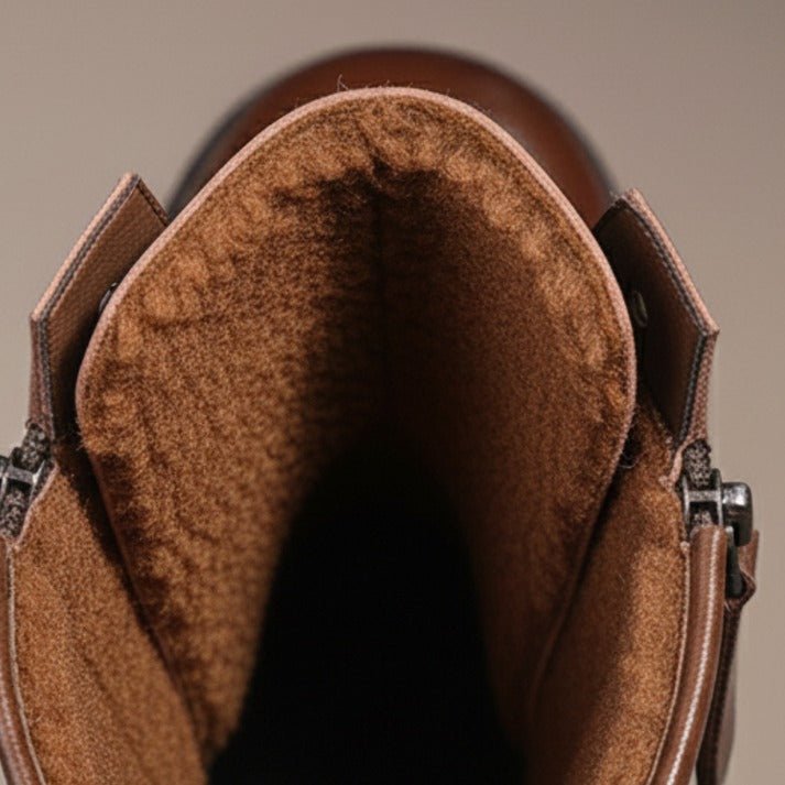 Vintara | Vintage Ankle Boots – Fleece Lined für Damen