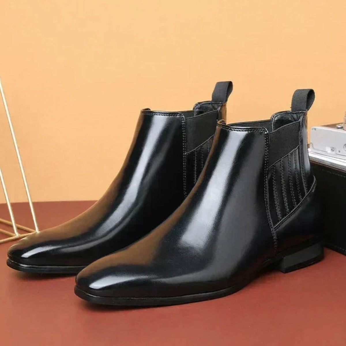 Mia | Chelsea Stiefeletten – Elegante Slip-On mit spitzer Zehenpartie für Damen