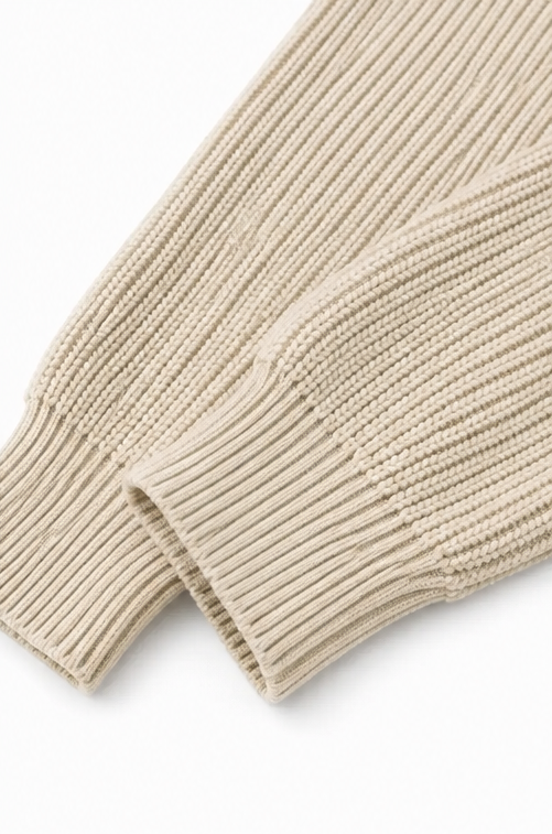 Knitpuff | Quilt Puffer Jacket met Gebreide Panelen