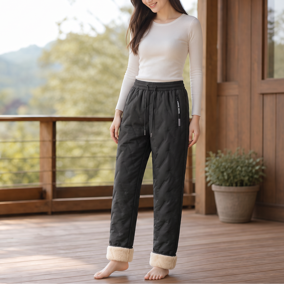 Warmwell | Thermo-Hosen – Fleece-Lined und Wasserabweisend