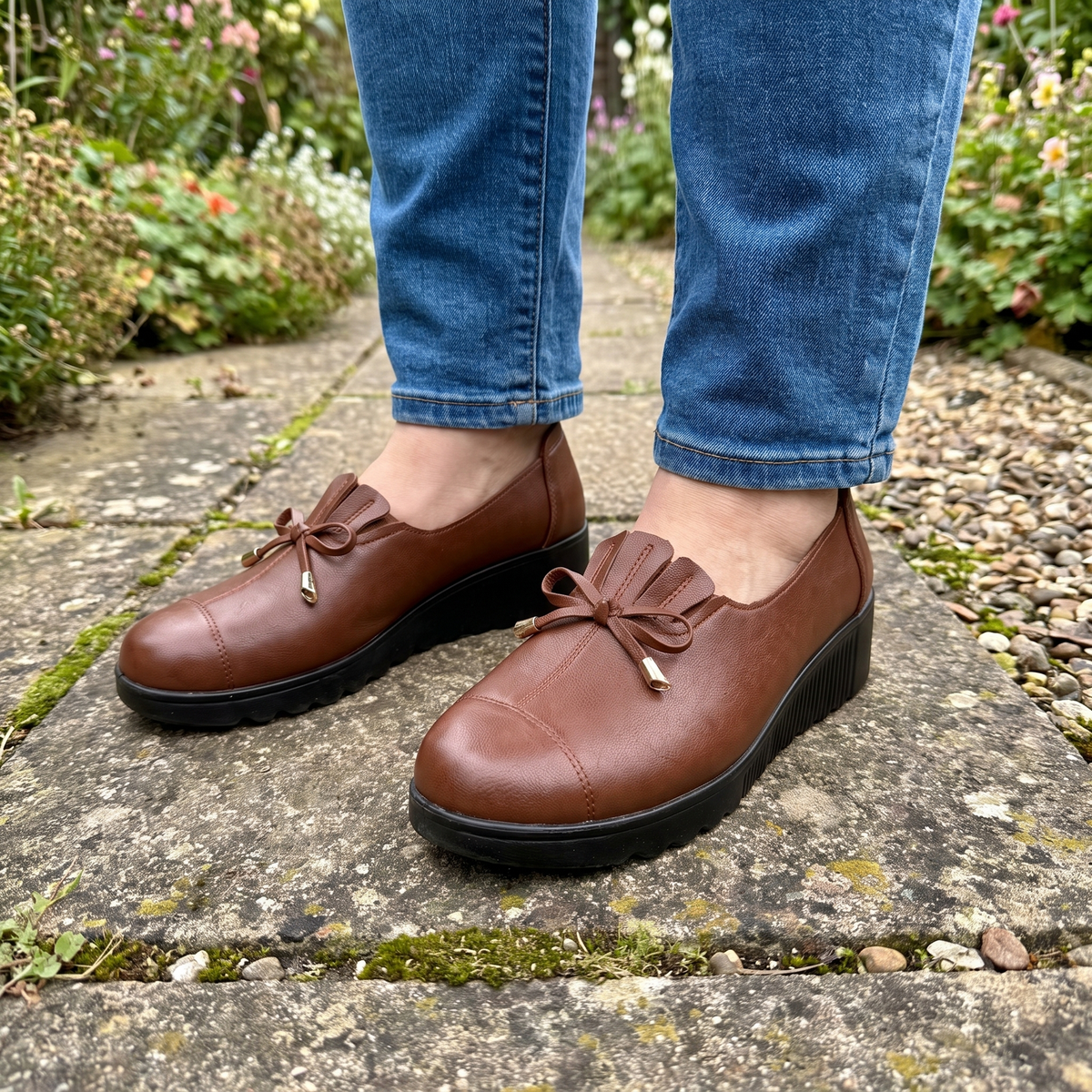 Luxe | Wide Fit Support Loafers – Elegantes Design für Damen