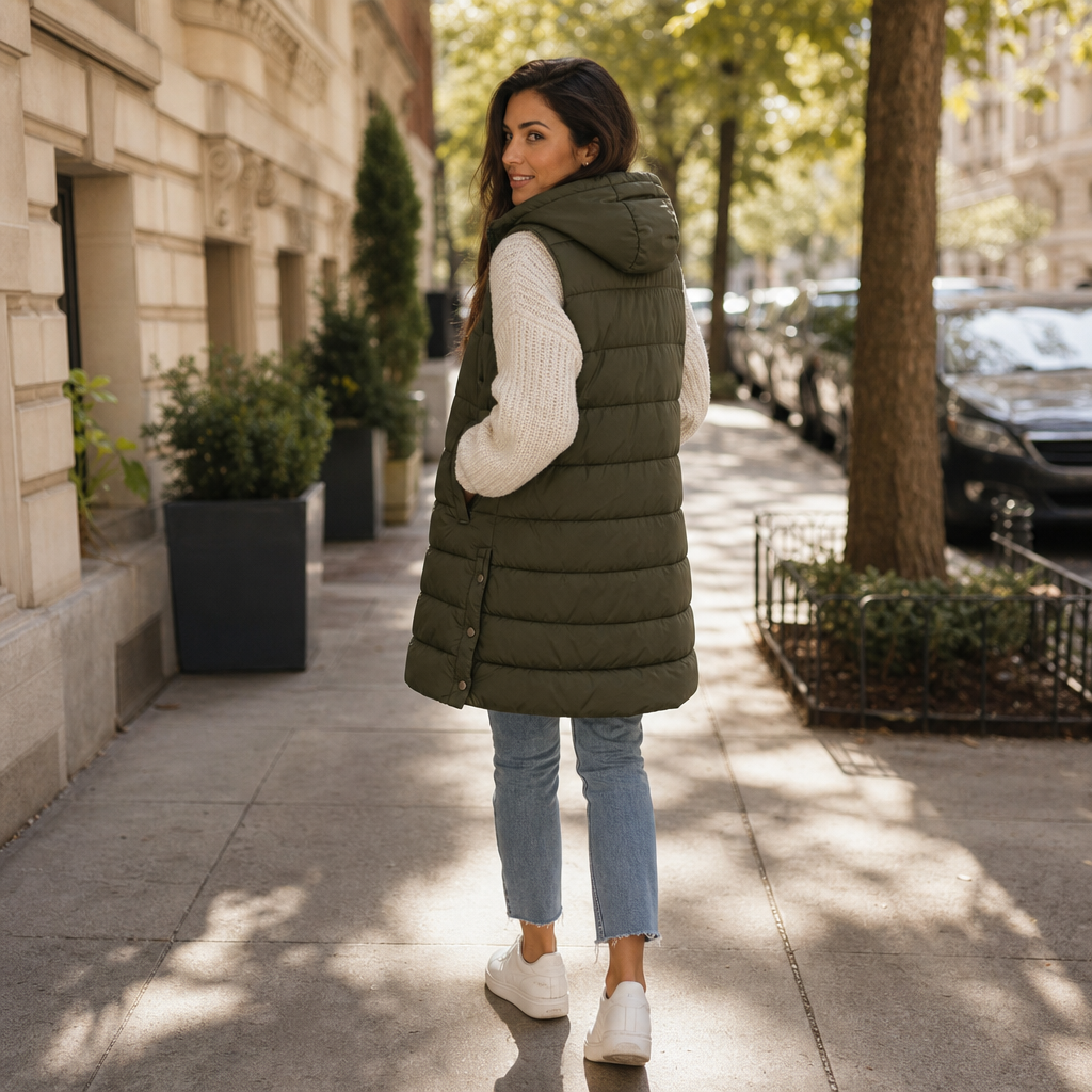 Wearbella | Longline Puffer Vest – Warm en Casual Damesstijl