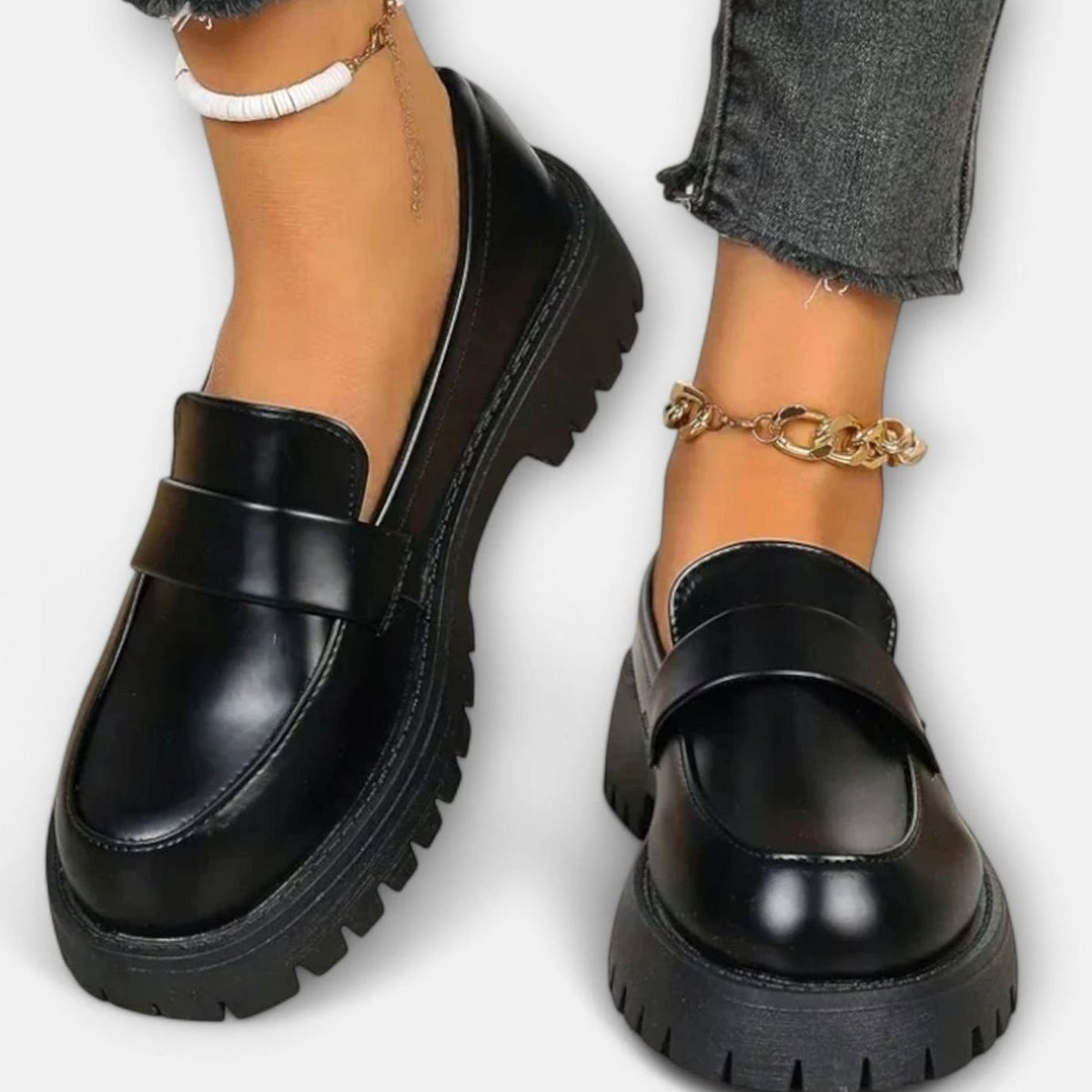 Greta | Plateau-Loafer mit orthopädischer Sohle – Chunky Look für Damen