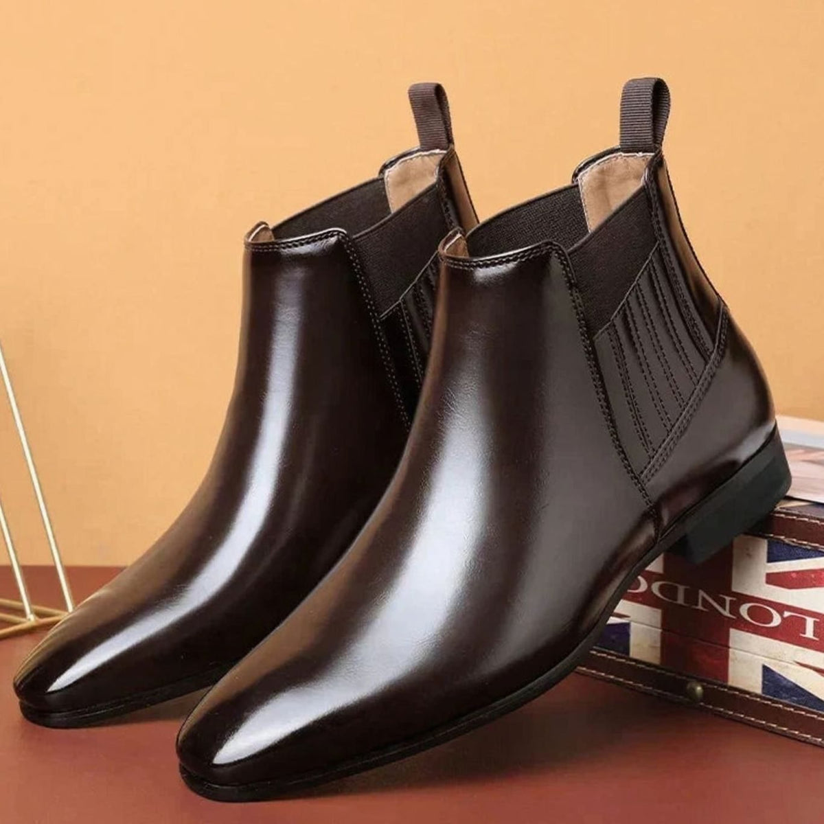 Mia | Chelsea Stiefeletten – Elegante Slip-On mit spitzer Zehenpartie für Damen