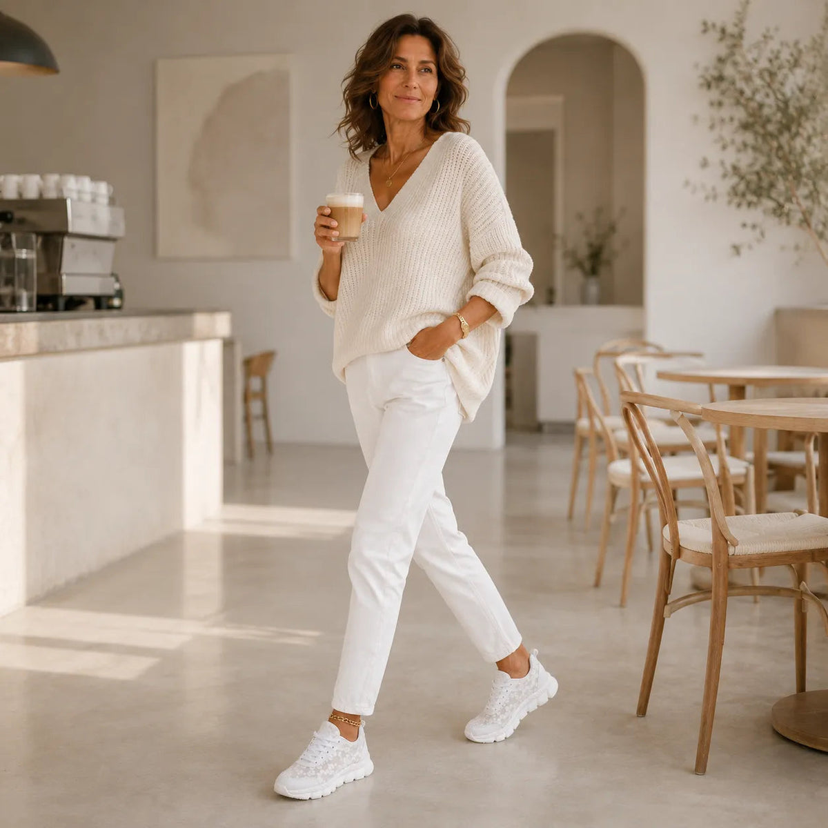 Stelline | Star Mesh Platform Sneakers für Frauen – Atmungsaktives Design