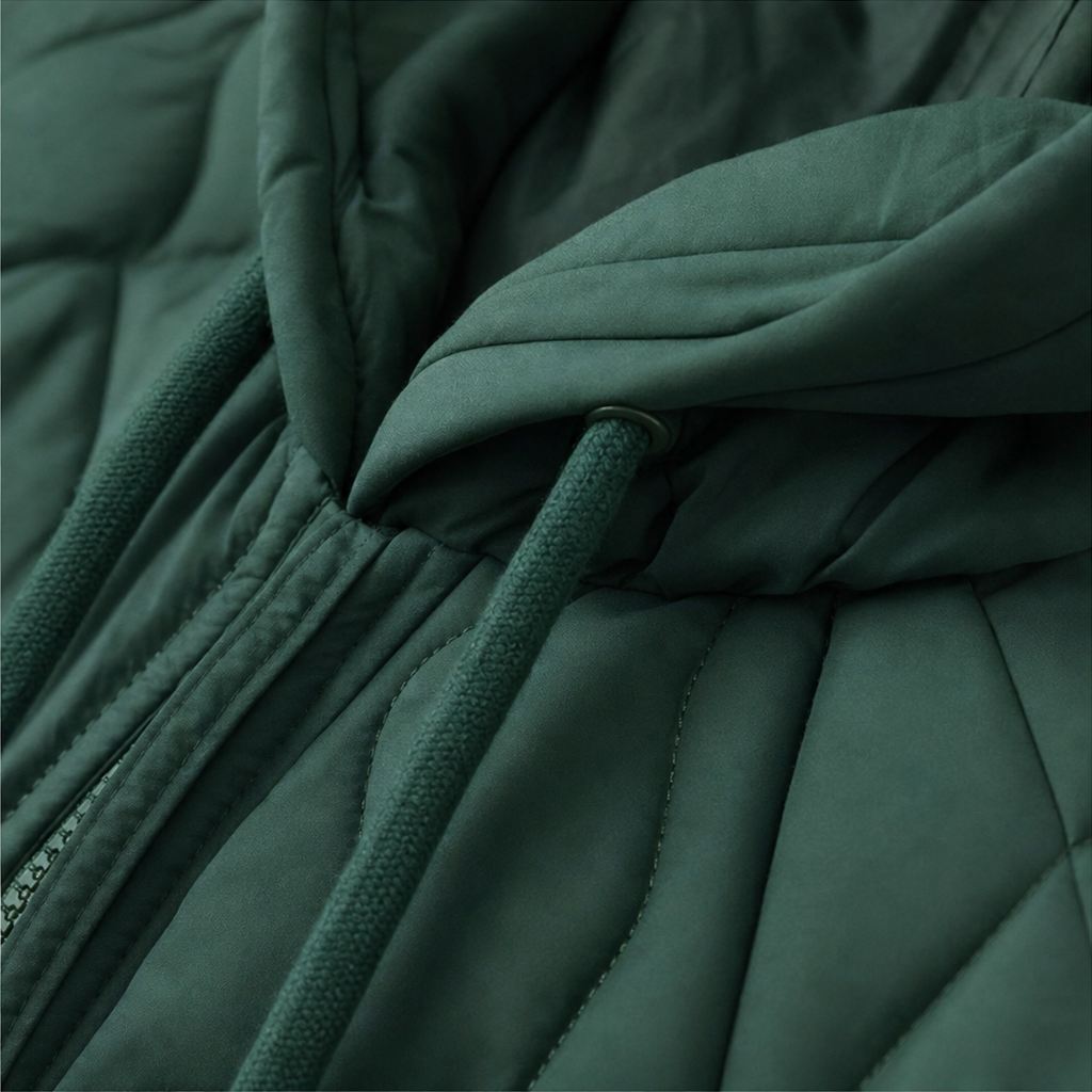 Wearbella | Quilted Hooded Puffer Jacket – Warm en Stijlvol voor Koude Dagen