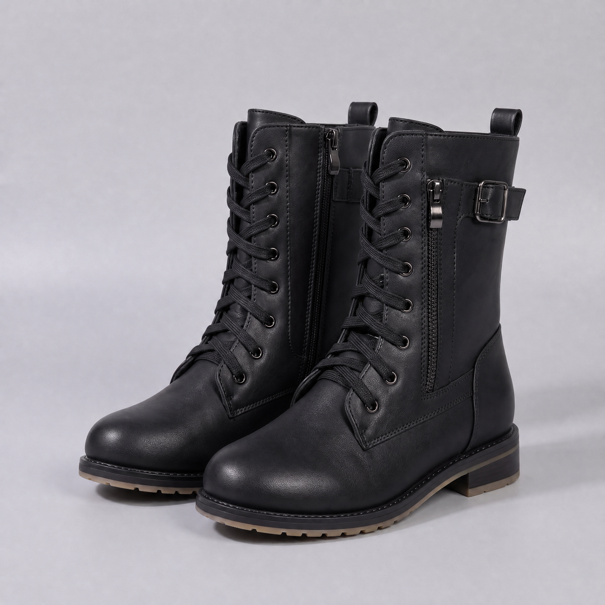 Cecily | Mid-Calf Boots – Elegante Schnürstiefeletten für Damen
