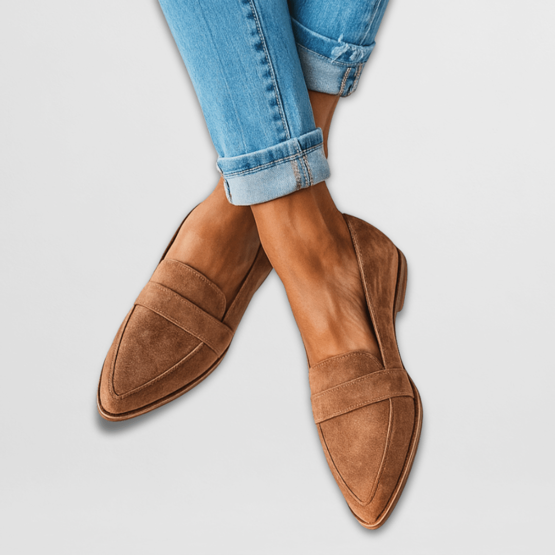Hela | Weiche, Flexible & Komfortable Orthopädische Slipper aus Wildleder 0