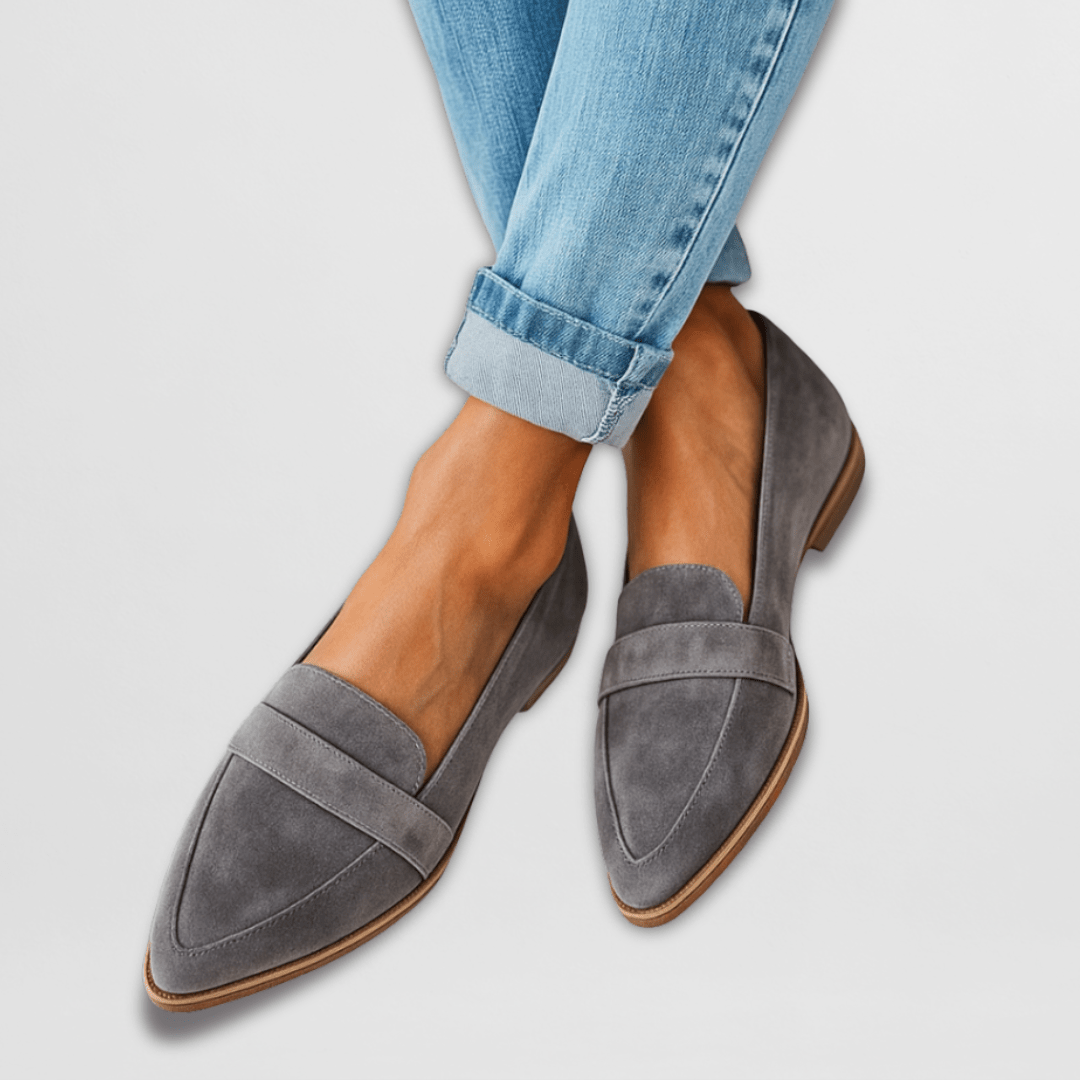 Hela | Weiche, Flexible & Komfortable Orthopädische Slipper aus Wildleder 1