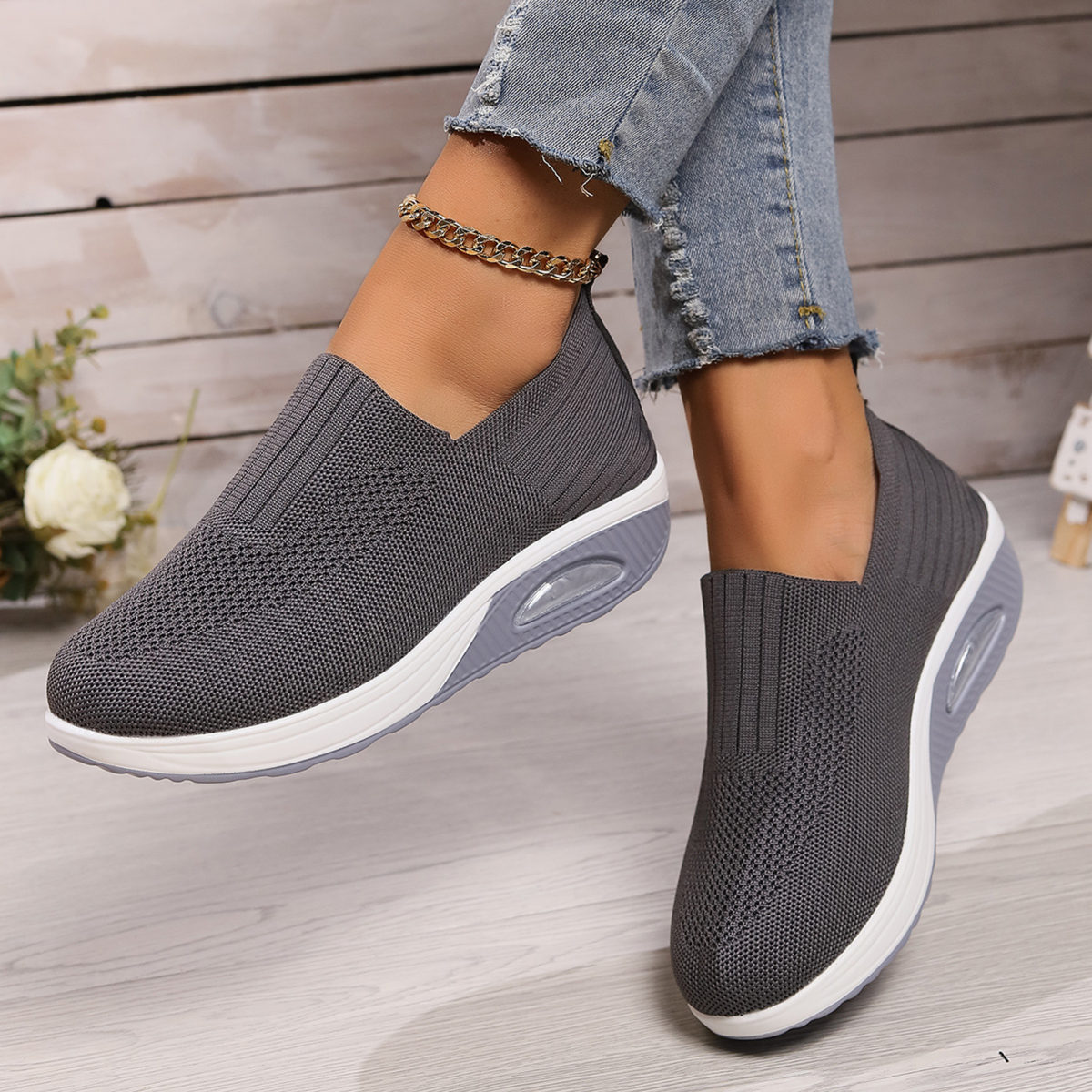 Sophia | Orthopädische, atmungsaktive Slipper 5