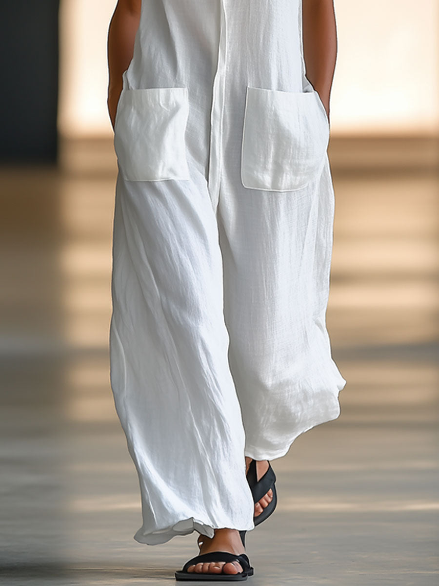 Stella | Leicht, Bequem & Stilvoller Ärmelloser Damen-Jumpsuit 4