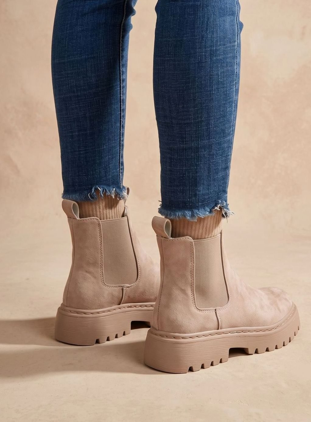 Greta | Chelsea Boots – Bequeme Plateau Stiefeletten für Damen