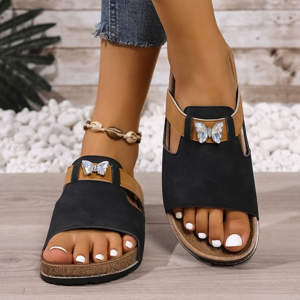 Liora | Butterfly Slippers – Stylische Sandalen für Frauen