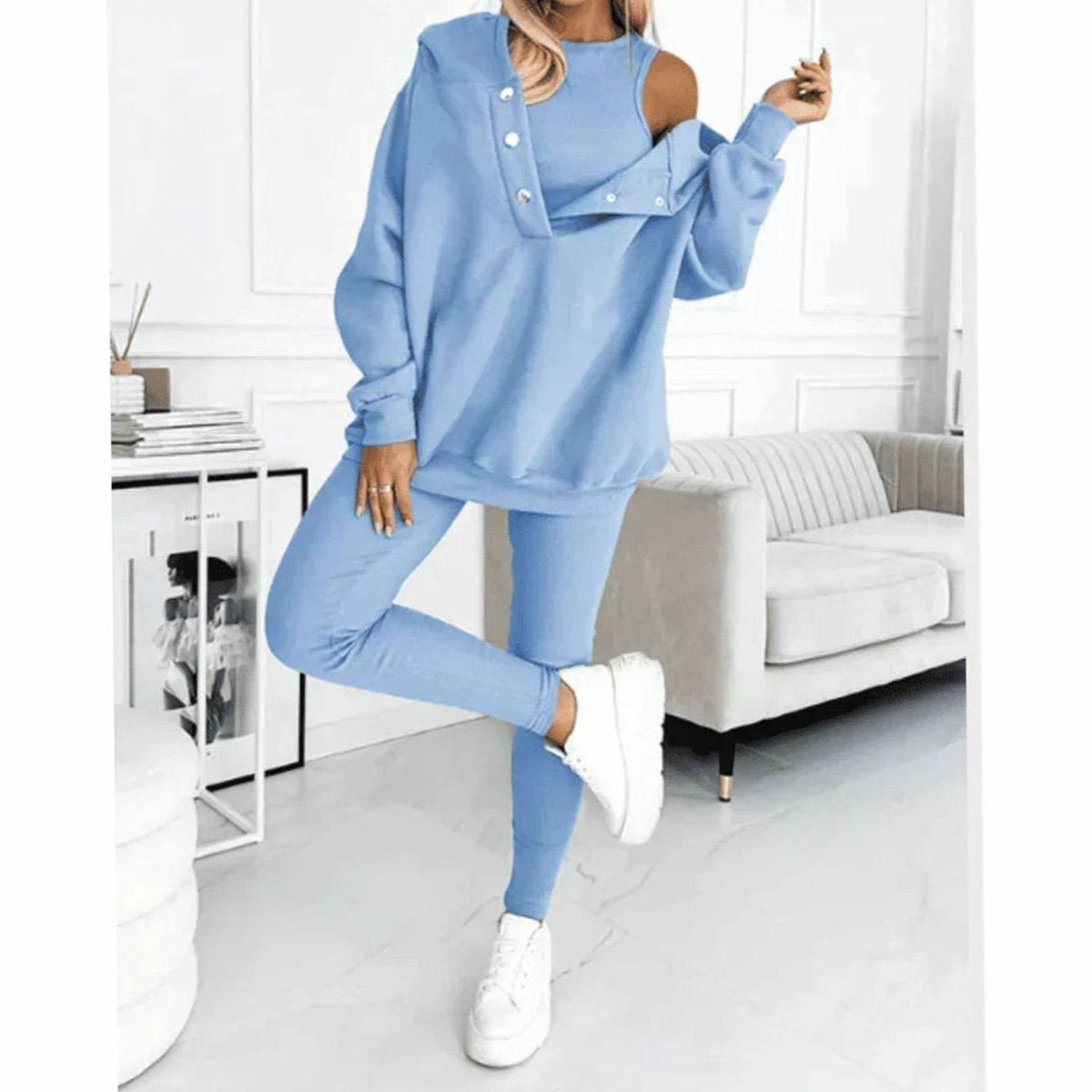 Victoria | Lounge Set – Bequemer Winter 3-Teiler für Frauen