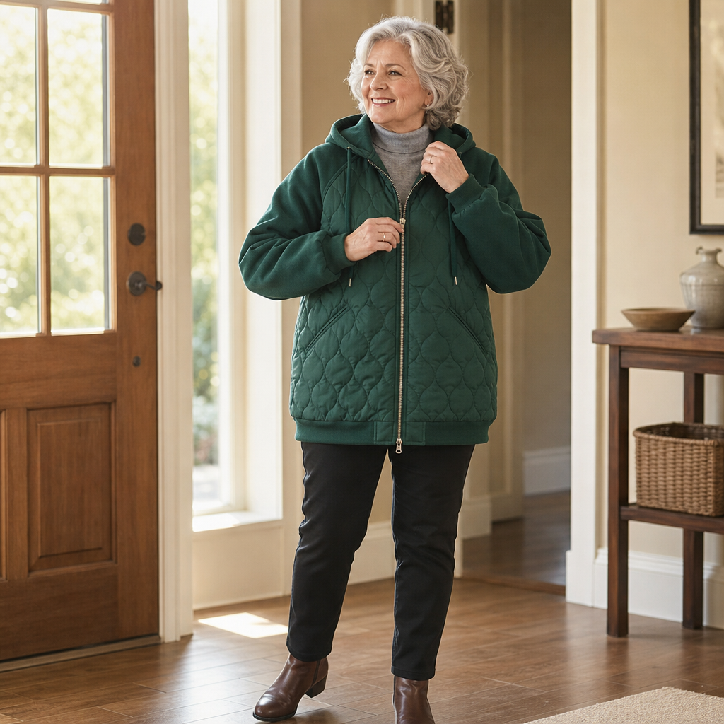 Wearbella | Quilted Hooded Puffer Jacket – Warm en Stijlvol voor Koude Dagen