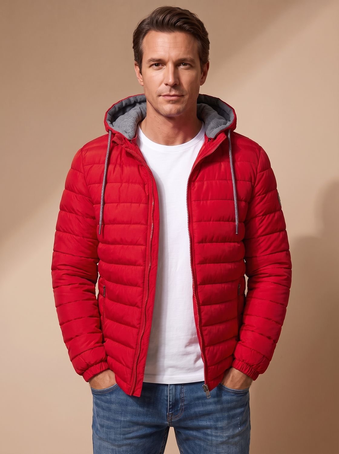 Matthias | Gesteppte Kapuzenjacke voor Heren met Thermoisolatie