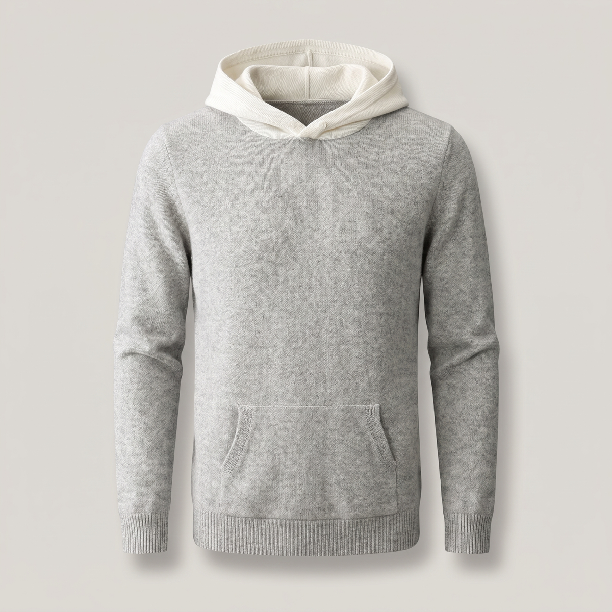 Luca | Luxuriöser und Leichter Herren Merinowolle Kapuzenpullover