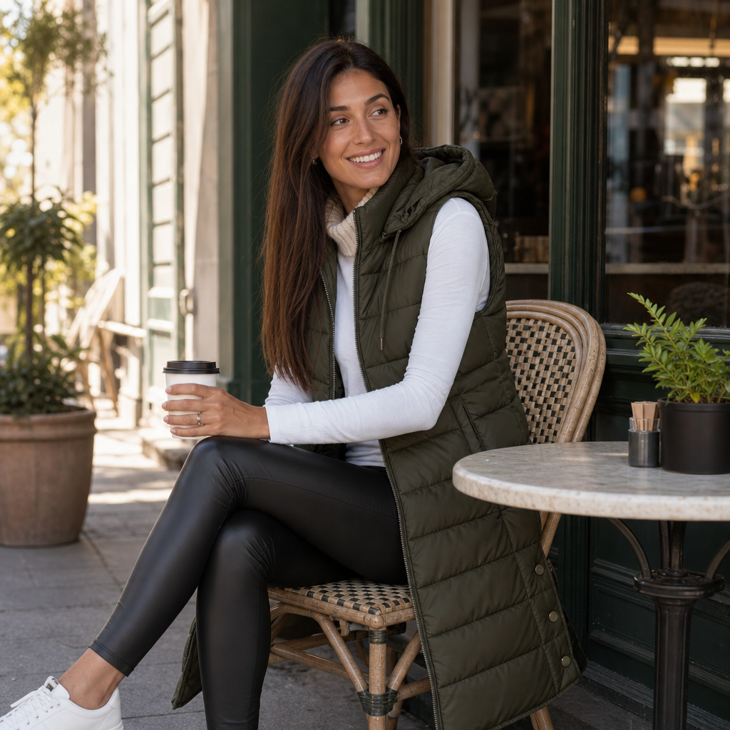 Wearbella | Longline Puffer Vest – Warm en Casual Damesstijl