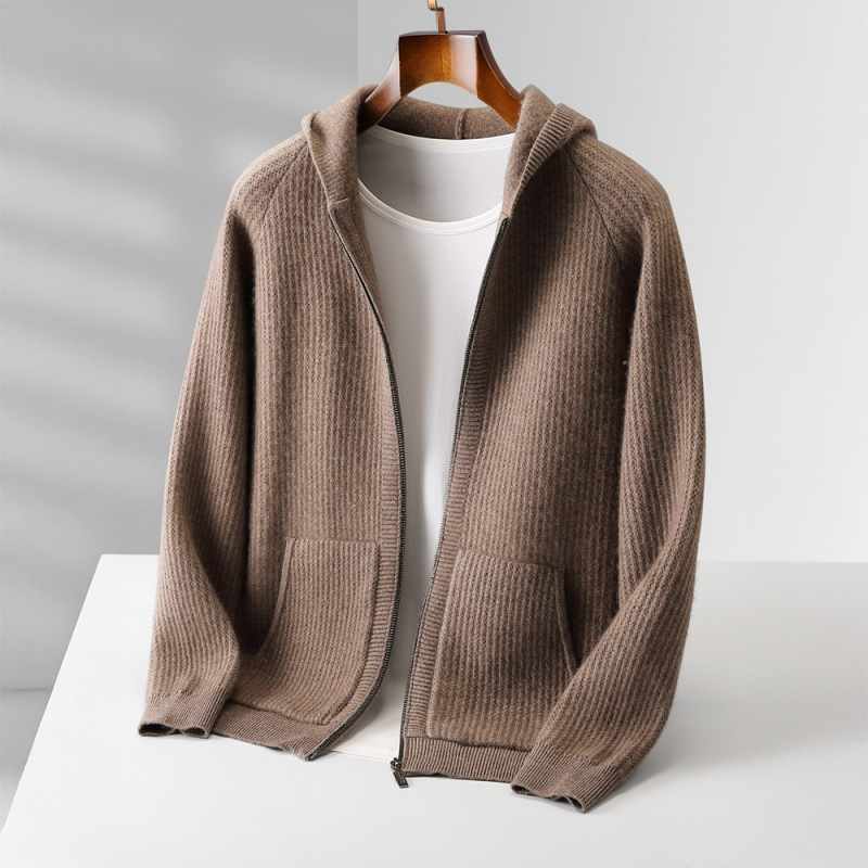 Sorrento | Cashmere Zip Hoodie – Luxuriöse Leichtigkeit für Herren