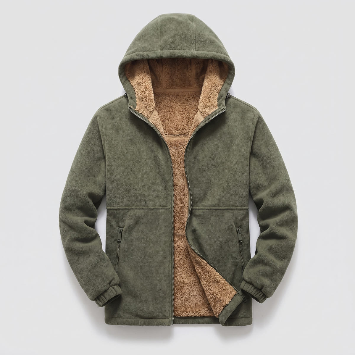 Sherpa | Fleece Hooded Jacket – Warmer Komfort für Männer