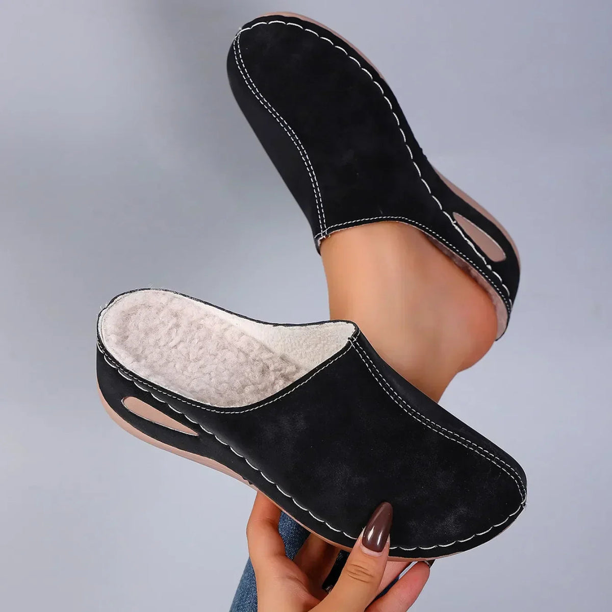 Rosie | Orthopädische Hausschuhe – Bequeme Slip-On für Zuhause