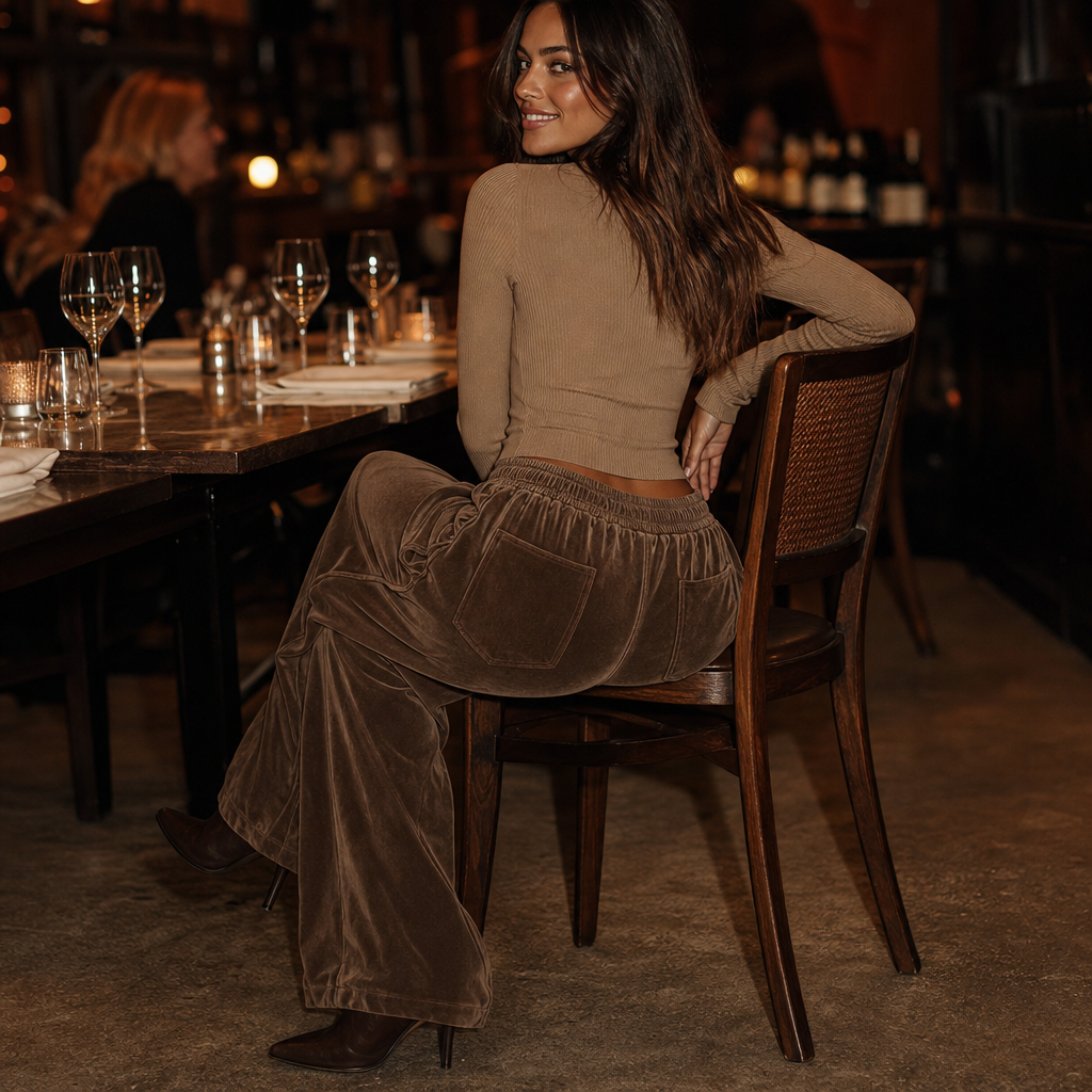 Draperie | Corduroy Wide-Leg Pants – Bequeme Eleganz für Damen