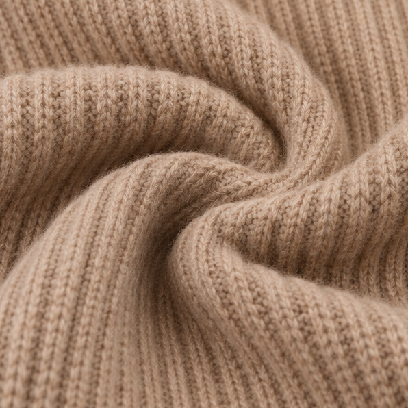 Wovella | Ribbed Knit Hoodie Sweater – Warm en Casual