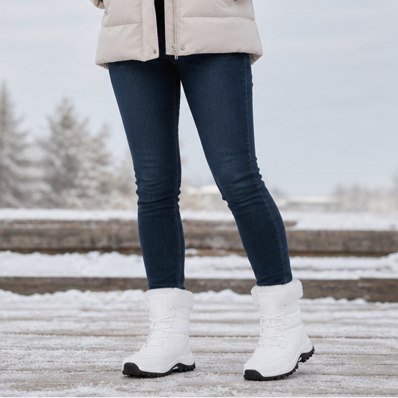 Cozywalk | Fleece-Lined Snow Boots – Warm and Non-Slip for Women